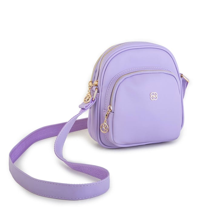 Nas Bag Kadın Çapraz Çanta Lila   Dona