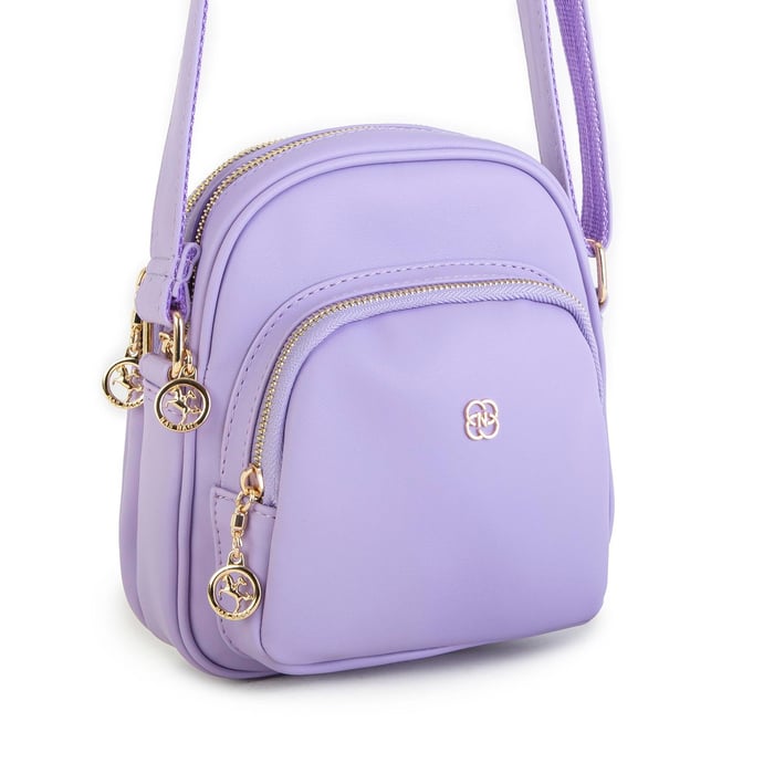Nas Bag Kadın Çapraz Çanta Lila   Dona