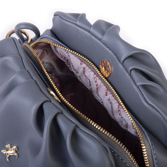 Nas Bag Mini Shopper Kadın Çapraz Çanta Gri Uludag