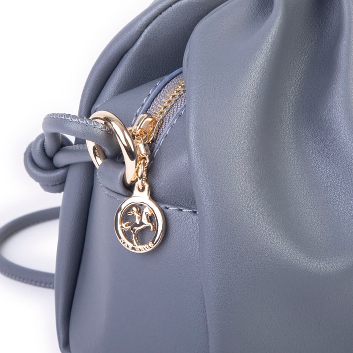 Nas Bag Mini Shopper Kadın Çapraz Çanta Gri Uludag